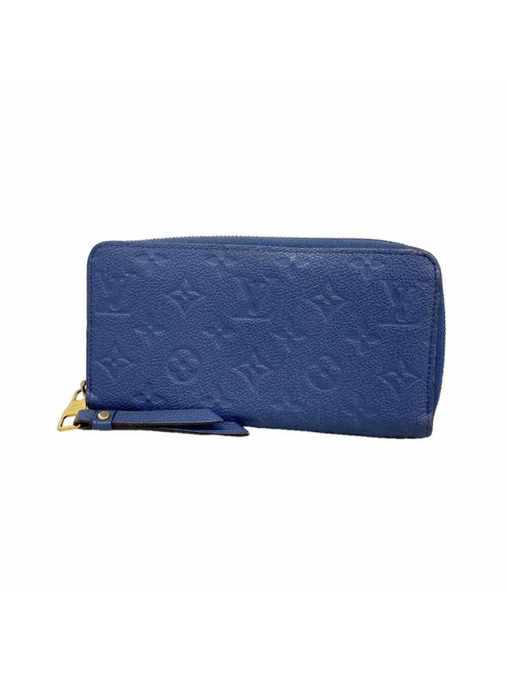Louis Vuitton Wallet Monogram Empreinte Zippy Denim Ankle